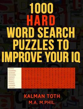 portada 1000 Hard Word Search Puzzles to Improve Your IQ