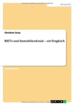 portada REITs und Immobilienfonds - ein Vergleich (German Edition)
