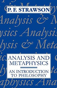 portada Analysis and Metaphysics: An Introduction to Philosophy (in English)