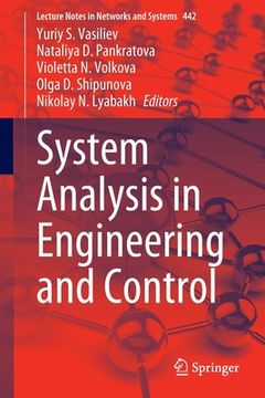 portada System Analysis in Engineering and Control (en Inglés)