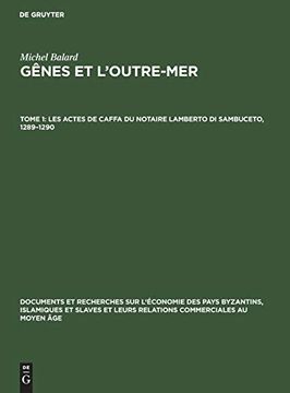 portada Les Actes de Caffa du Notaire Lamberto di Sambuceto, 1289-1290 (in Latin)