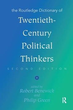 portada The Routledge Dictionary of Twentieth-Century Political Thinkers (in English)