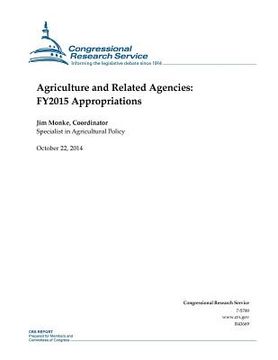 portada Agriculture and Related Agencies: FY2015 Appropriations