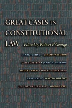 portada Great Cases in Constitutional law (en Inglés)