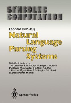 portada natural language parsing systems (en Inglés)