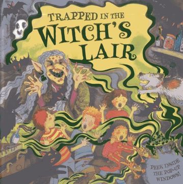 portada Trapped in the Witch's Lair: Peek Inside the Pop-Up Windows! (en Inglés)