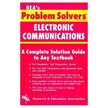 portada Electronic Communications Problem Solver (Problem Solvers Solution Guides) (en Inglés)