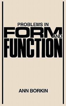 portada problems in form and function (en Inglés)