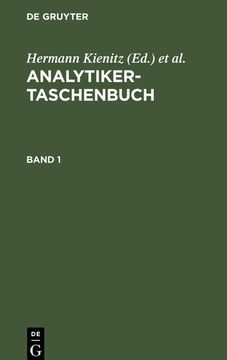 portada Analytiker-Taschenbuch. Band 1 (en Alemán)