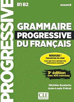portada Grammaire Progressive du Francais - Nouvelle Edition: Livre Avance + Livre (Progressive du Français) (en Francés)