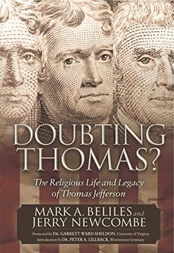 portada Doubting Thomas: The Religious Life and Legacy of Thomas Jefferson (Morgan James Faith) (en Inglés)