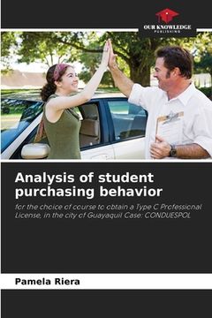 portada Analysis of student purchasing behavior (en Inglés)
