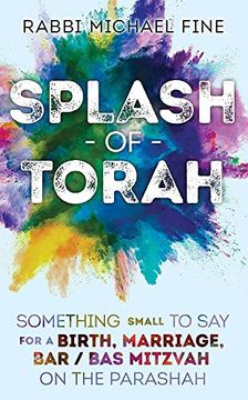 portada Splash of Torah, Life Cycle: Something Small to say for a Birth, Marriage, bar (en Inglés)