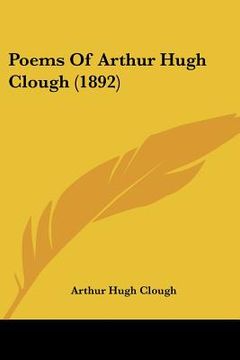 portada poems of arthur hugh clough (1892) (en Inglés)