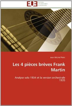 portada Les 4 Pieces Breves Frank Martin