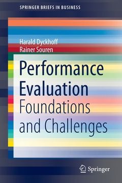 portada Performance Evaluation: Foundations and Challenges (in English)