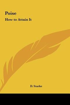 portada poise: how to attain it (in English)