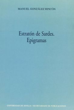 portada Estraton de Sardes: Epigramas (Serie: Literatura) (Spanish Edition) (in Spanish)