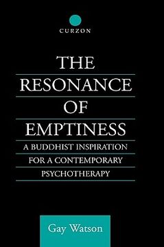 portada the resonance of emptiness: a buddhist inspiration for contemporary psychotherapy (en Inglés)