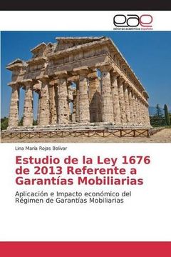 portada Estudio de la Ley 1676 de 2013 Referente a Garantías Mobiliarias
