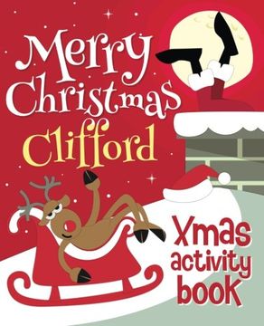 portada Merry Christmas Clifford - Xmas Activity Book: (Personalized Children's Activity Book)