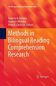 portada Methods in Bilingual Reading Comprehension Research (The Bilingual Mind and Brain Book Series, 1) (en Inglés)