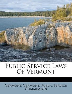 portada public service laws of vermont (en Inglés)