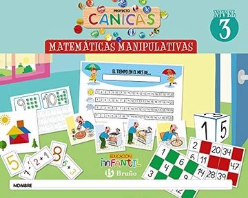 portada Matemáticas Proyecto Canicas 5 Años