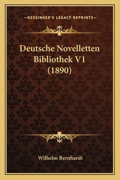 portada Deutsche Novelletten Bibliothek V1 (1890) (in German)