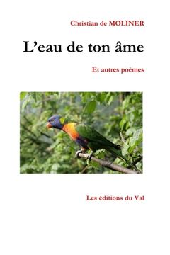 portada L'eau de ton âme: Les éditions du Val (en Francés)