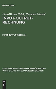 portada Input-Output-Rechnung: Input-Output-Tabellen: Einführung (in German)