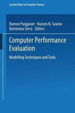 portada computer performance evaluation: modelling techniques and tools. 10th international conference, tools'98, palma de mallorca, spain, september 14-18, 1