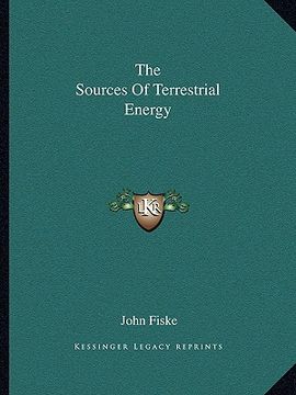 portada the sources of terrestrial energy (en Inglés)