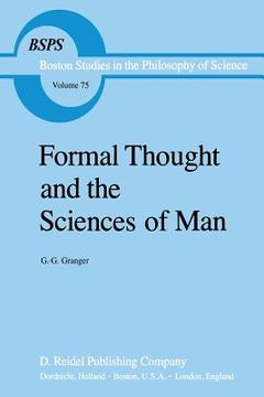 portada Formal Thought and the Sciences of Man