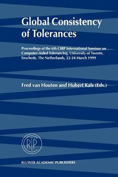 portada global consistency of tolerances (en Inglés)