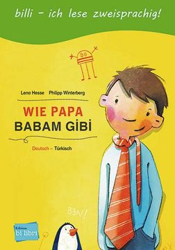 portada Wie Papa. Kinderbuch Deutsch-Türkisch