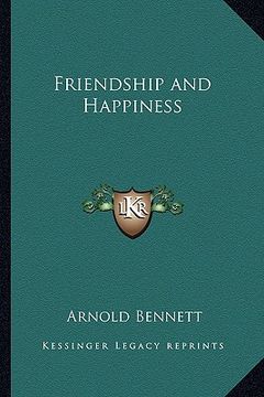 portada friendship and happiness (en Inglés)