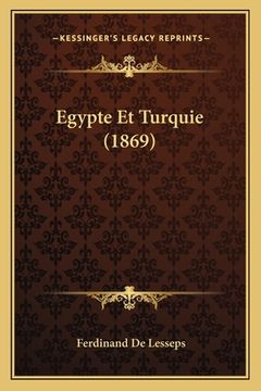 portada Egypte Et Turquie (1869) (in French)
