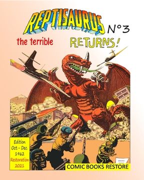 portada Reptisaurus, the terrible n°3: Two adventures from october-december 1962 (originally issues 7-8)