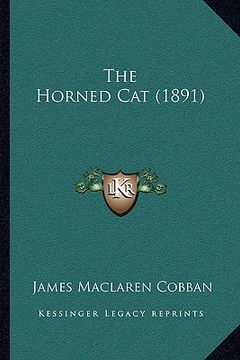 portada the horned cat (1891) (en Inglés)