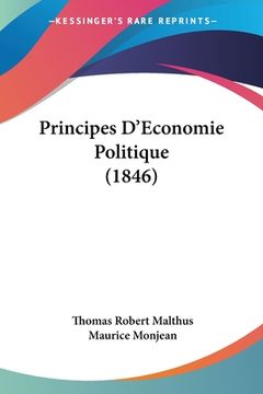 portada Principes D'Economie Politique (1846) (en Francés)