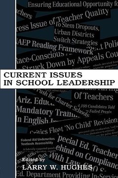 portada current issues in school leadership (en Inglés)