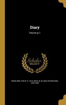 portada Diary; Volume pt.1 (in English)