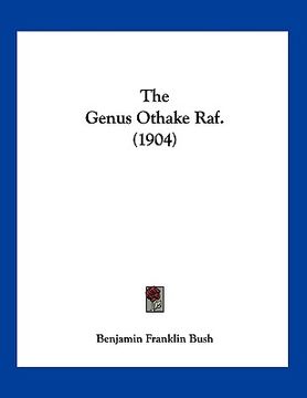 portada the genus othake raf. (1904) (en Inglés)