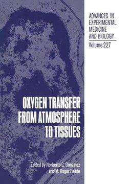 portada Oxygen Transfer from Atmosphere to Tissues (en Inglés)