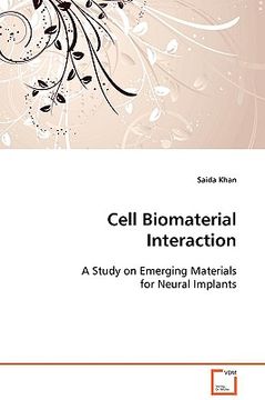 portada cell biomaterial interaction (en Inglés)
