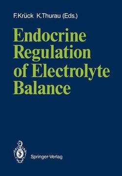 portada endocrine regulation of electrolyte balance (en Inglés)