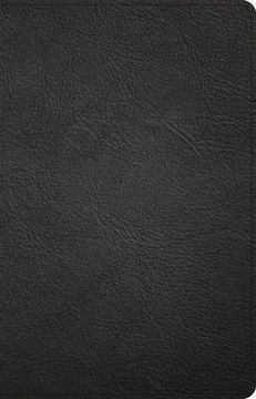 portada NASB Large Print Thinline Bible, Holman Handcrafted Collection, Black Premium Goatskin (en Inglés)