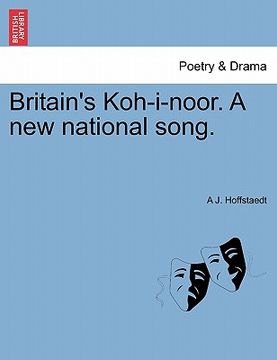 portada britain's koh-i-noor. a new national song. (en Inglés)