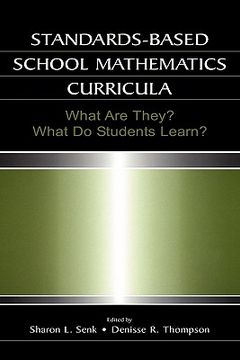 portada standards-based school mathematics curricula: what are they? what do students learn? (in English)